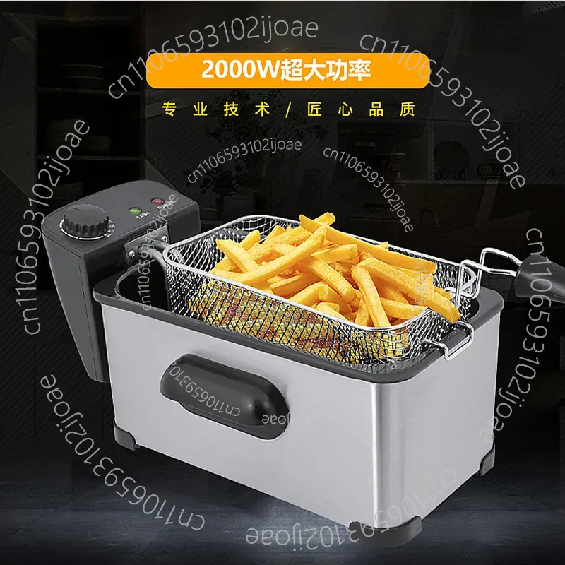 Commercial Kitchen Plumbing - Fritadeira Elétrica Doméstica e Comercial 3.5L,