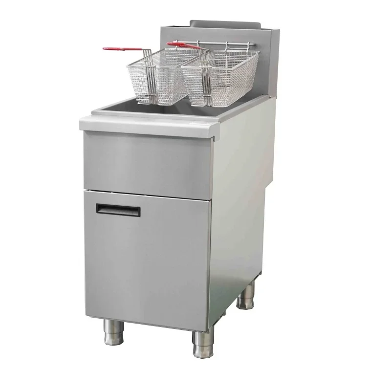 Commercial Kitchen Plumbing - Fritadeira a gás comercial de 3