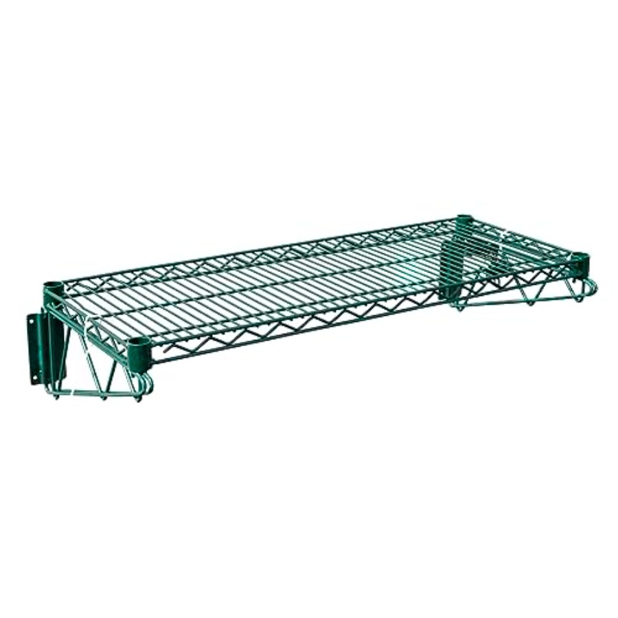 Commercial Kitchen Walls - Prateleira de Parede Verde com Revestimento
