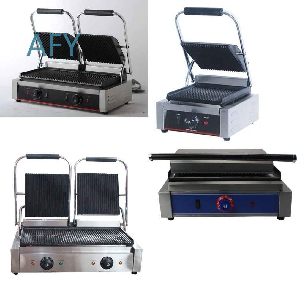Commercial Kitchen Grill - Máquina de Grelhar Elétrica Comercial para