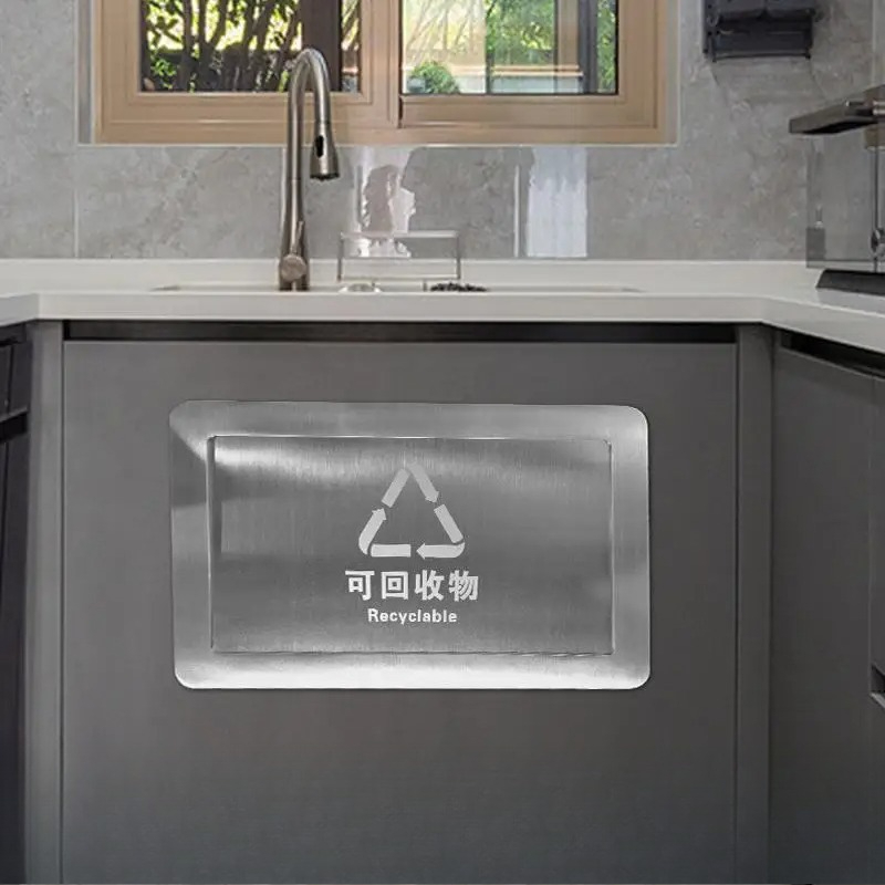 Commercial Kitchen Garbage Disposal - Tampa de lata de lixo aberta