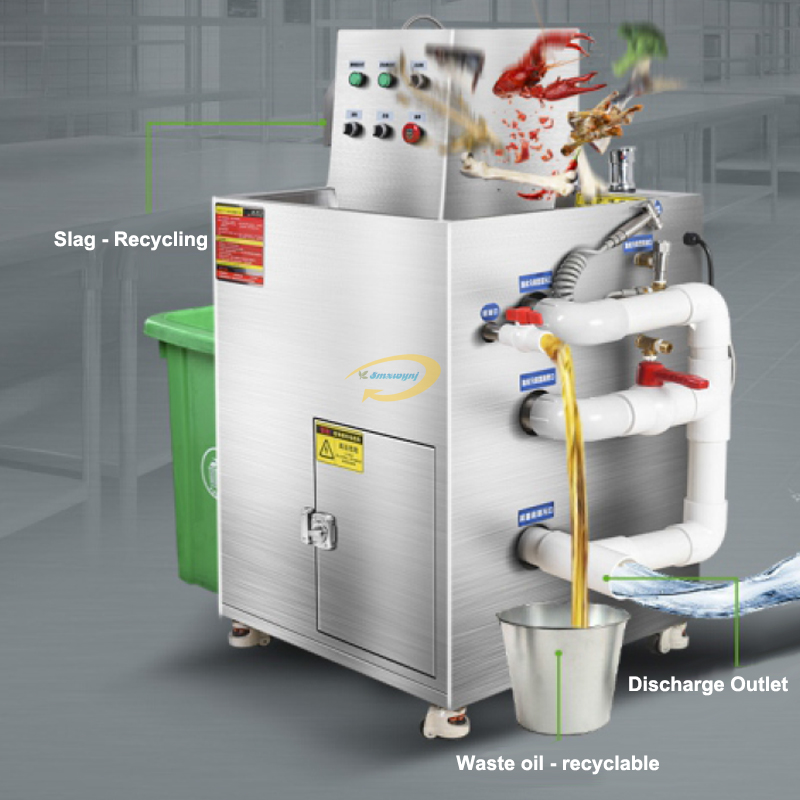 Commercial Kitchen Garbage Disposal - Máquina Desintegradora de Resíduos Alimentares para