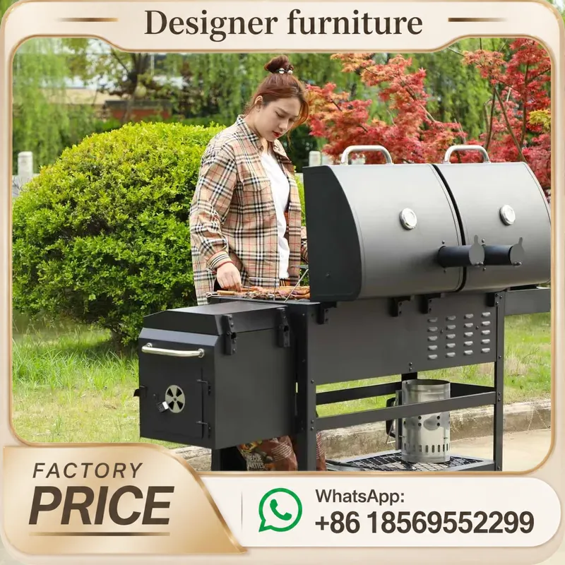 Commercial Kitchen Grill - Churrasqueira a gás e carvão sem