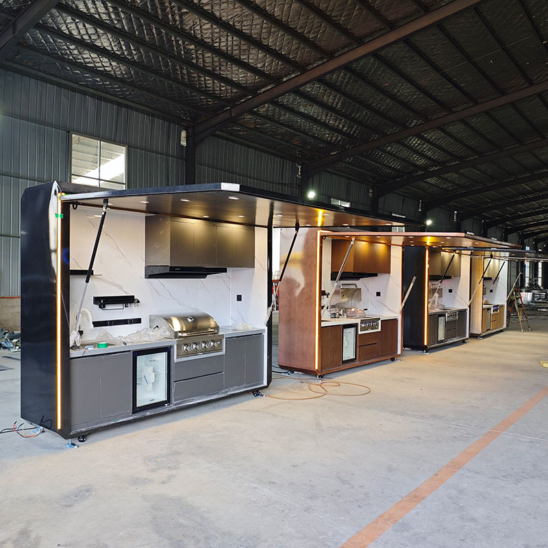 Commercial Kitchen Grill - Cozinha Externa de Grau Comercial com