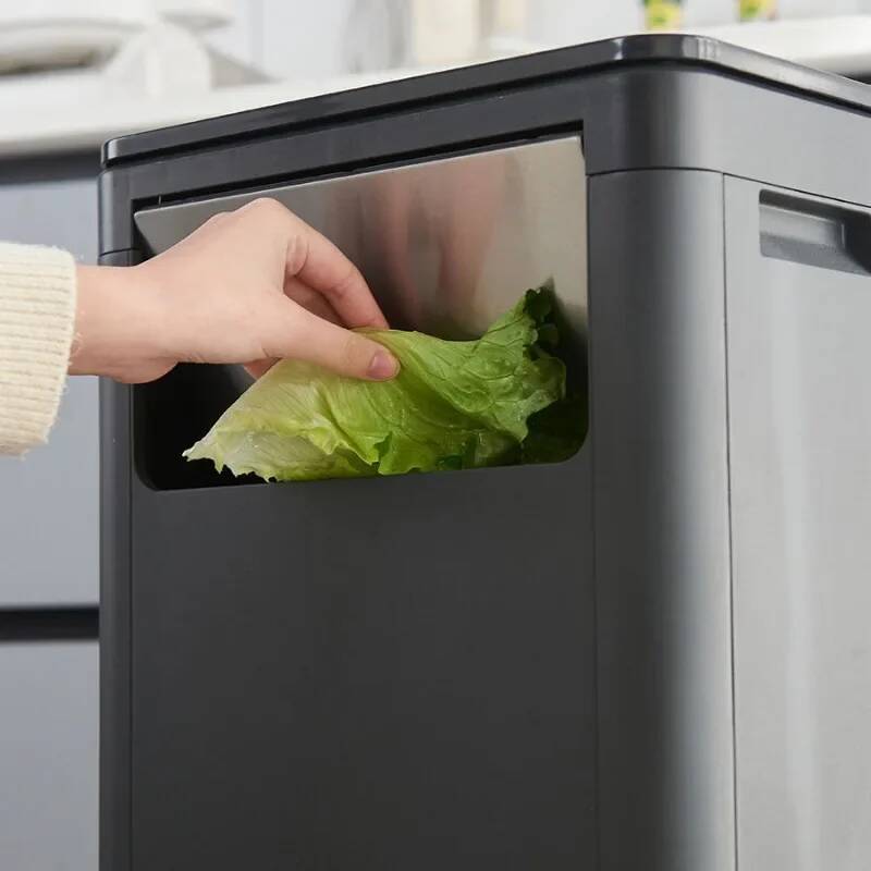Caixas de lixo de plástico par - Commercial Kitchen Trash Can avaliação e preço