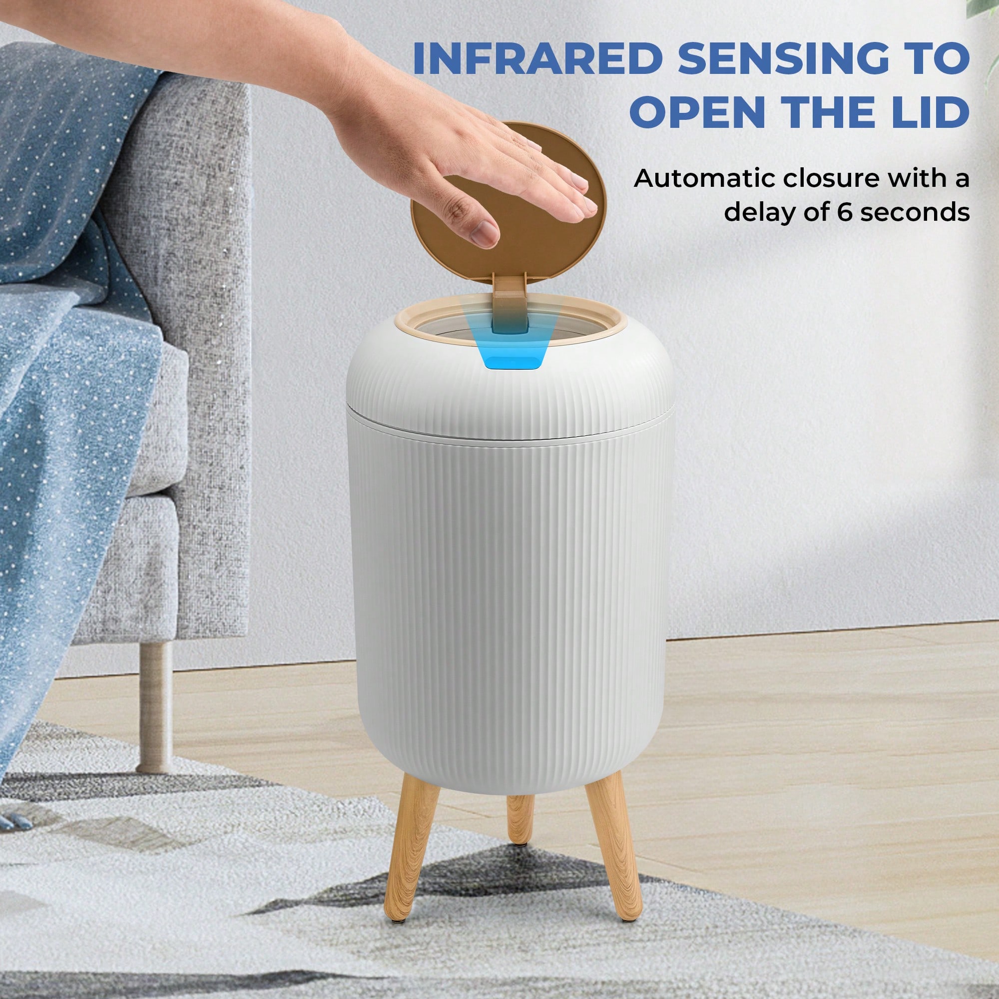 Lixeira com Sensor de Moviment - Commercial Kitchen Trash Can avaliação e preço