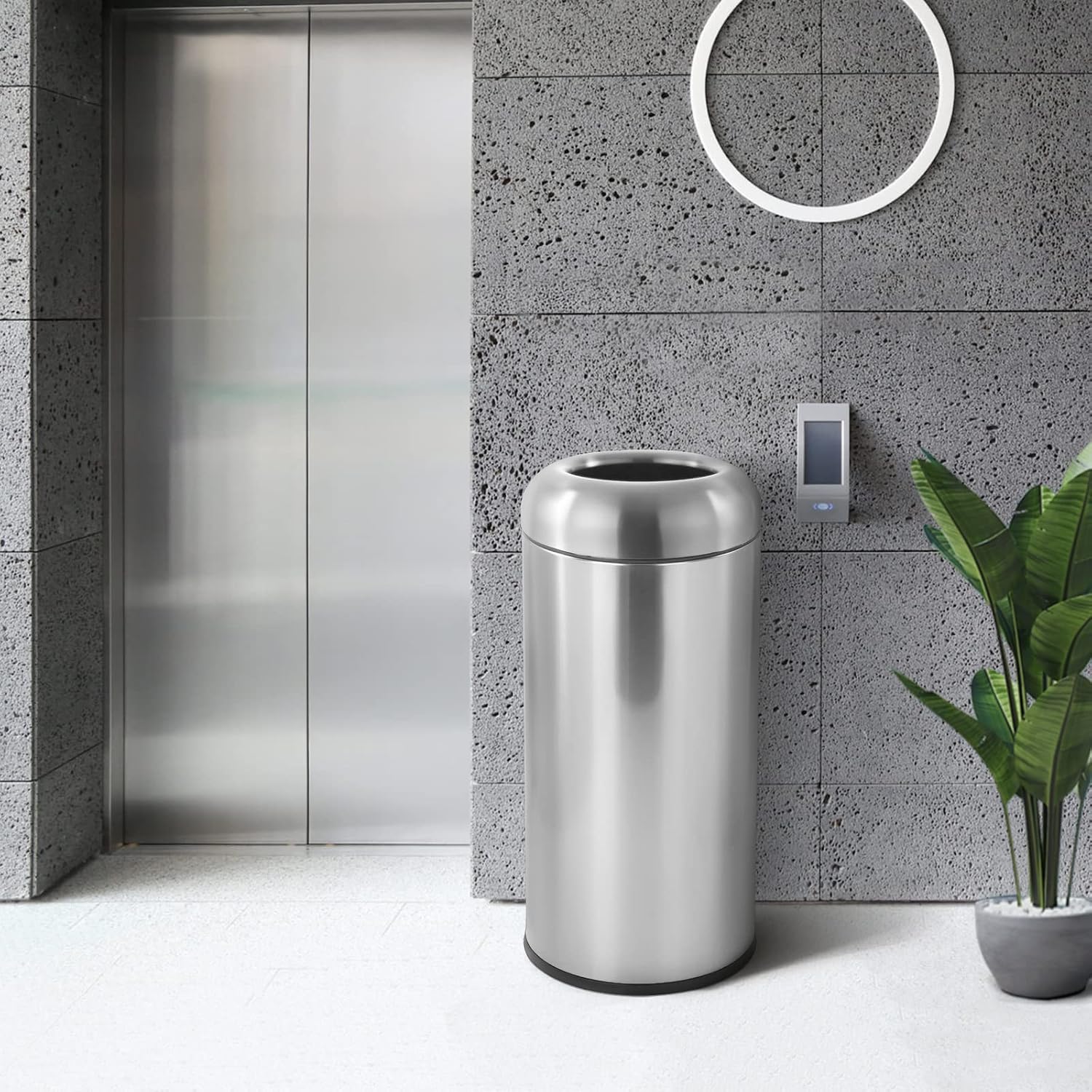 Lixeira Grande de Aço Inoxidáv - Commercial Kitchen Garbage Disposal avaliação e preço