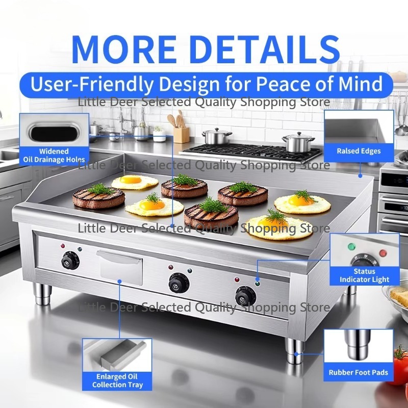 16mm comercial restaurante equ - Commercial Kitchen Grill avaliação e preço