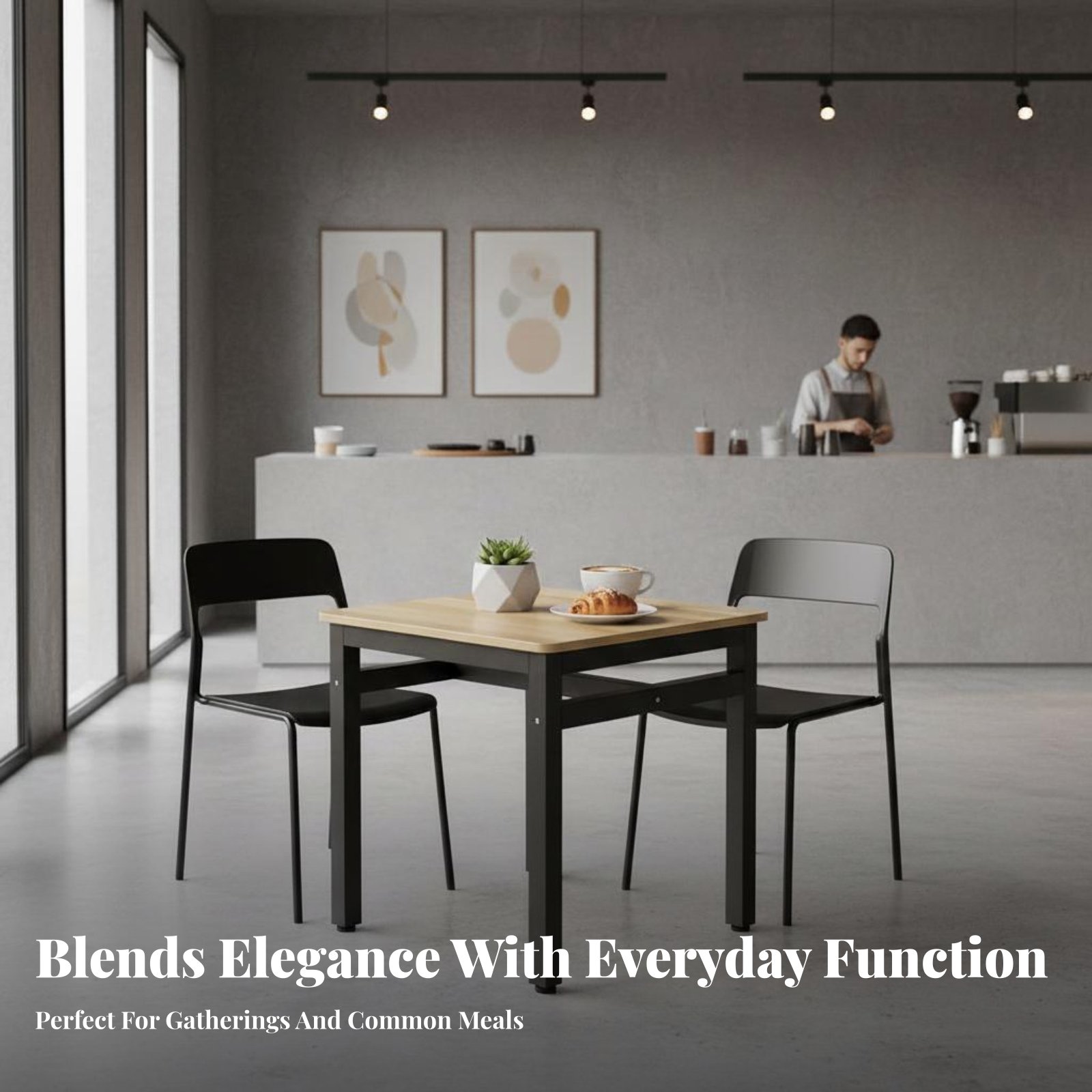 Mesa Quadrada com 4 Cadeiras,  - Commercial Kitchen Set avaliação e preço