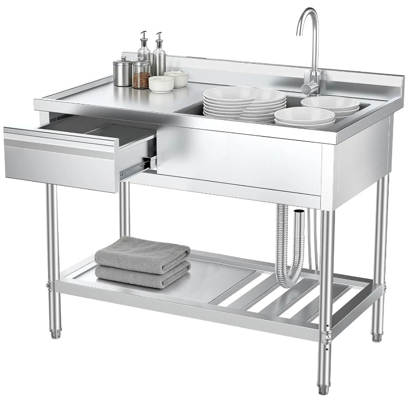 Pia Comercial de Aço Inoxidáve - Commercial Kitchen Plumbing avaliação e preço
