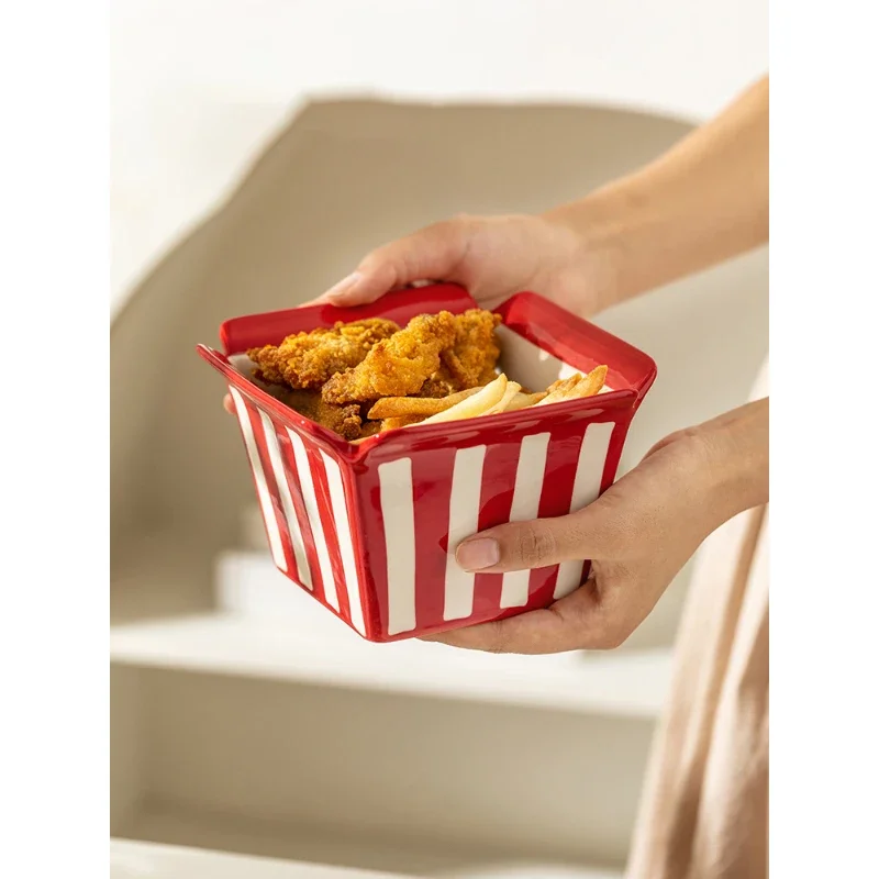 Criativa Cerâmica Tigela Quadr - Commercial Kitchen Items avaliação e preço