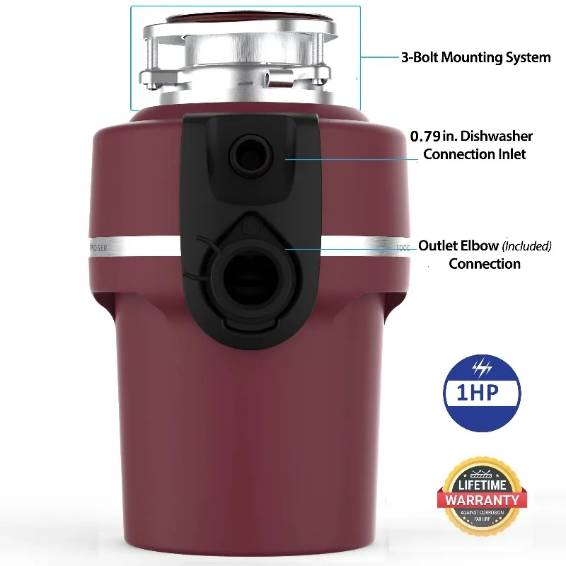 Triturador Elétrico de Resíduo - Commercial Kitchen Garbage Disposal avaliação e preço