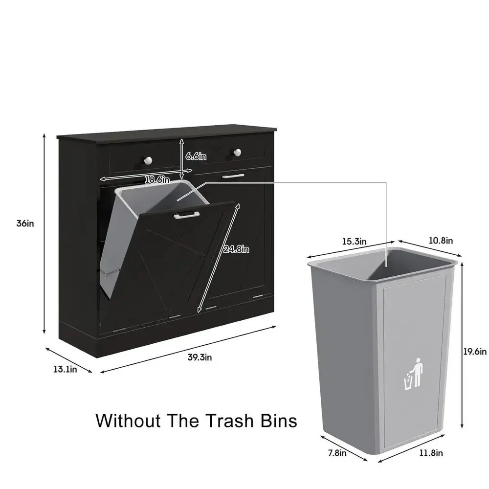 Suporte para Lixeira de Duas P - Commercial Kitchen Trash Can avaliação e preço